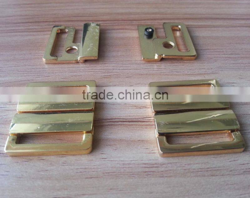 2015 New Arrive Gold High Gloss NF Metal Buckle For Swimming Wear -- M1769