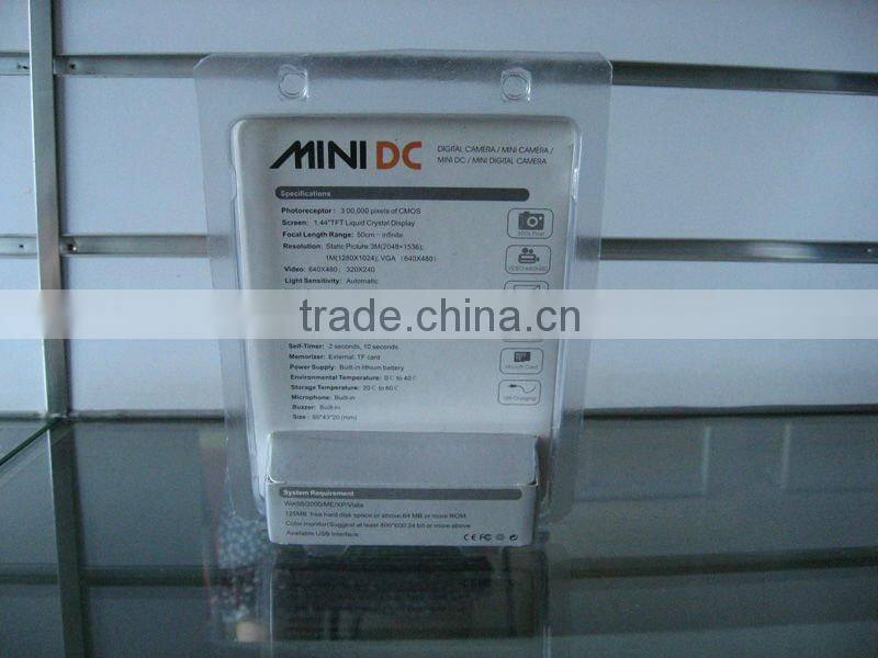 shenzhen digital camera for promotion for gift with 1.5" display & built-in lithium battery, support TF card