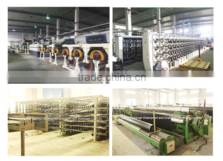 fleeced fabric backing for synthetic turf