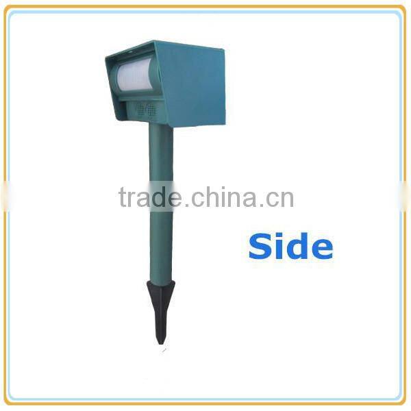 solar ultrasonic pest repeller /battery powered animal repeller