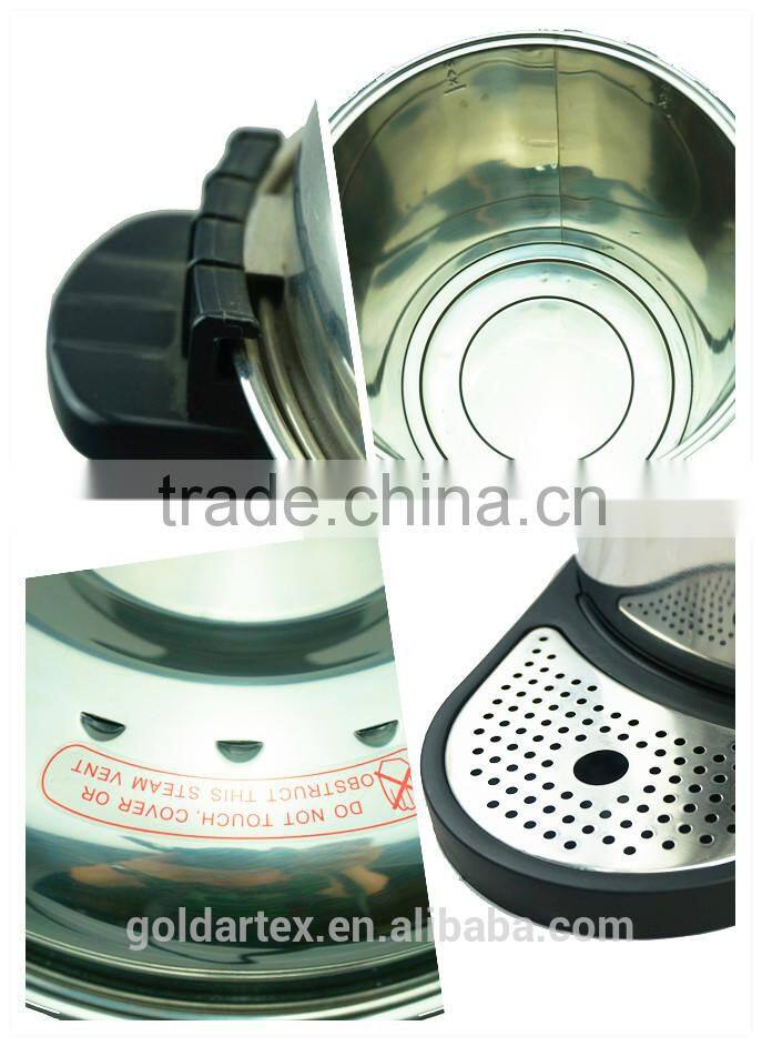 10L Stainless Steel Manual Fill Electric Hot Water Boiler For Tea