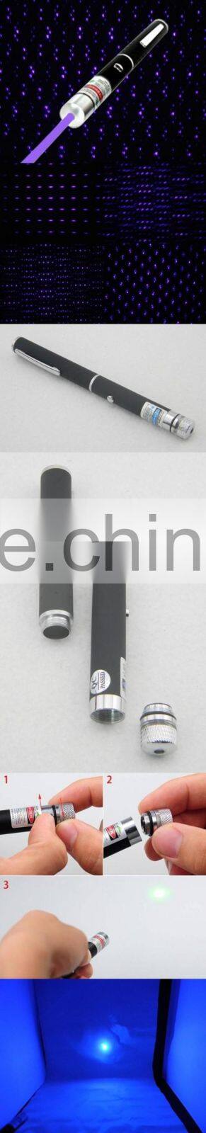 2in1 5mw Green Red Purple Blue Laser Pointer Pointers Starry Star Beam Point Pen Pens Stylish Disco Party Stage 532nm 650nm 405n