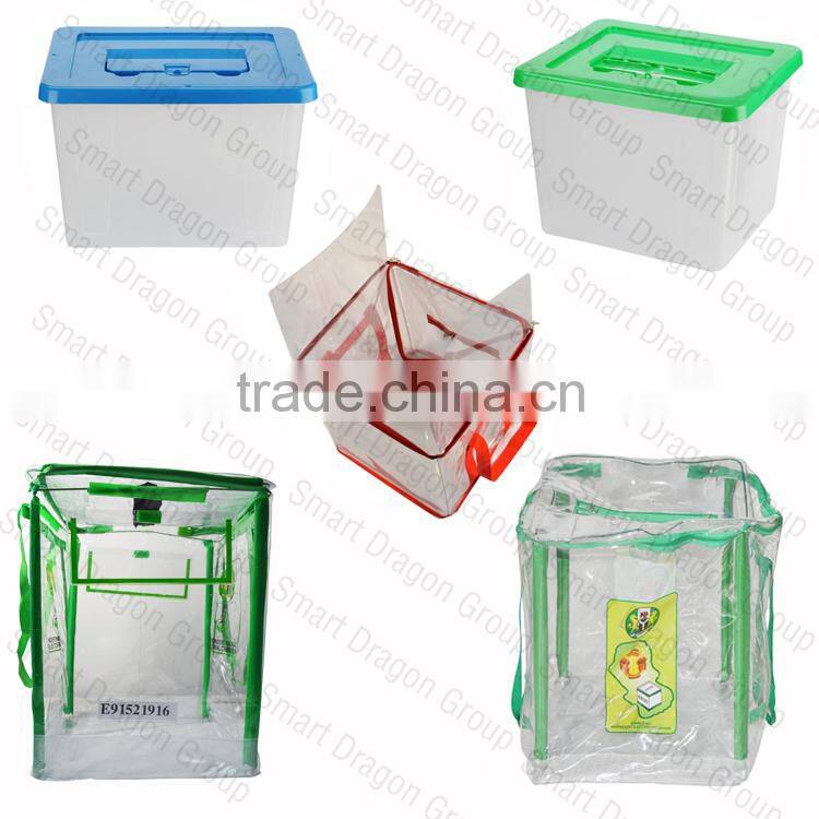 Large Clear Acrylic Ballot / Suggestion Box With Lock And 2 Keys