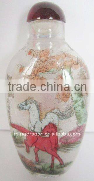 CHINSESE ANTIQUE INNER HAND-PAINTING SNUFF BOTTLE