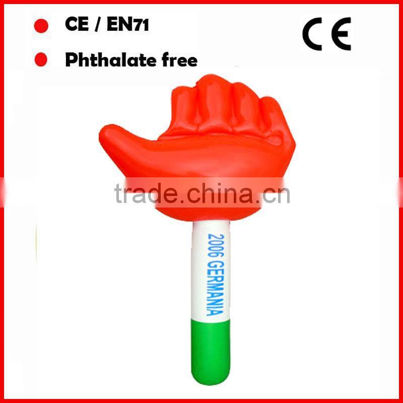 five finger inflatable hand/one finger inflatable hand/cheap inflatable hand