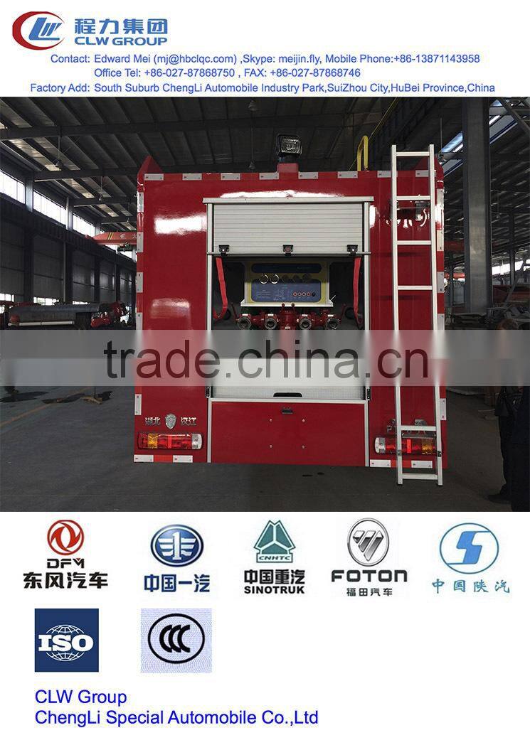 8000~10000 liter water/foam fire trucks for sale in europe