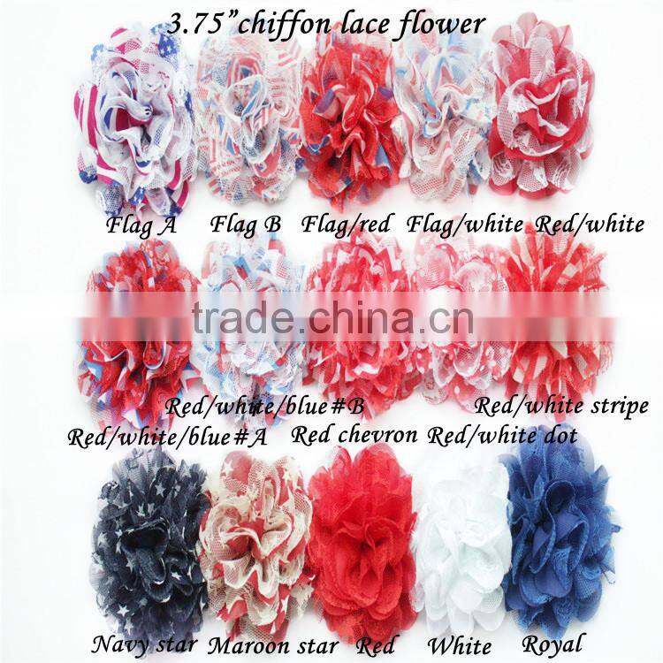 Independence Pretty decorative bows , cheap handmade high quality customize denim bowknots wholesale hair clips headband bow-tie