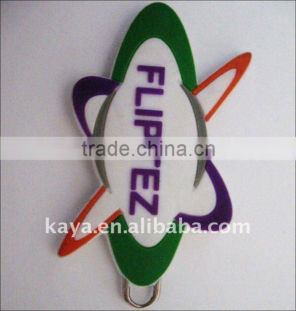 2016 Customized 3d soft plastic cartoon zipper puller