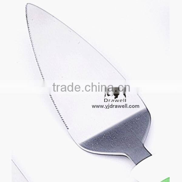DG-0108 Stainless Steel serrated pie server With Plastic Handle