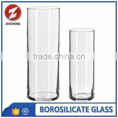 borosilicate clear cylinder glass vases for wedding