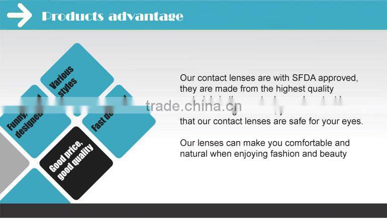 Hot selling Halloween contact lenses in 2016 Freshweb Wholesale Crazy contact lens supplier