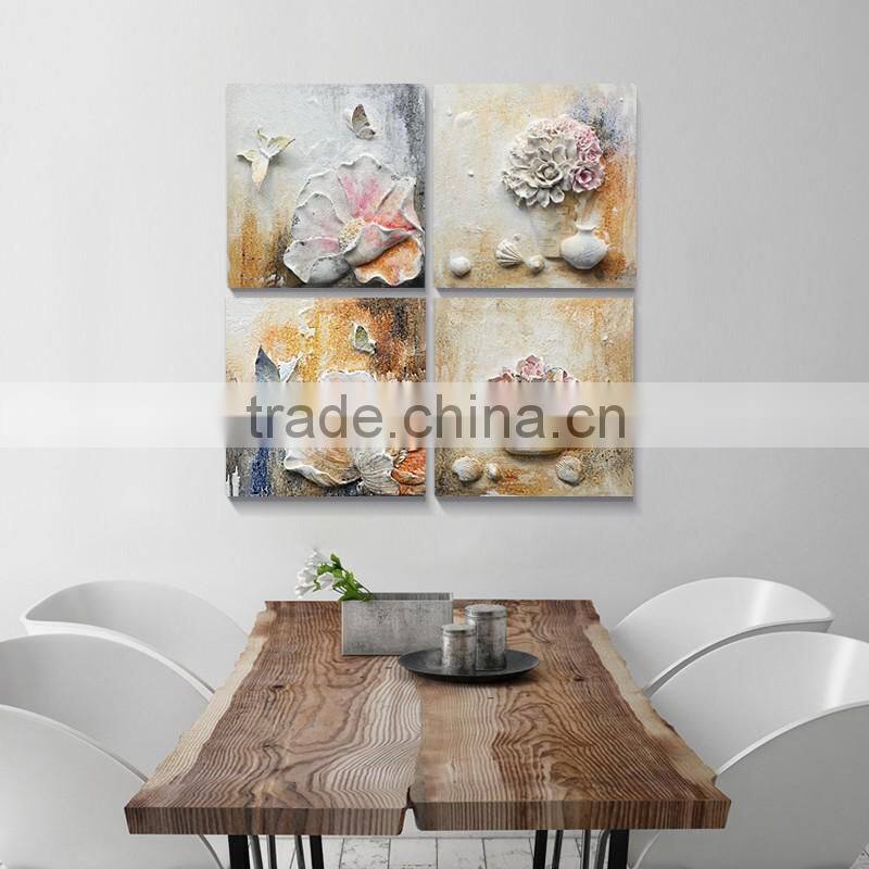 2016 Innovative Product China Famous Design Flower Canvas Oil