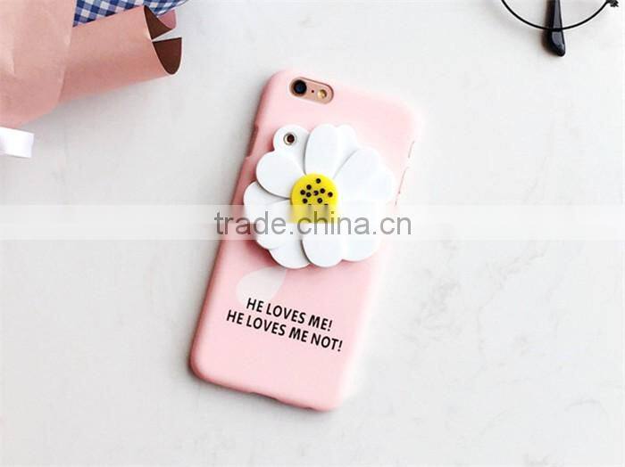 new arrival cute mirror cover flower case for iphone 6 6s plus