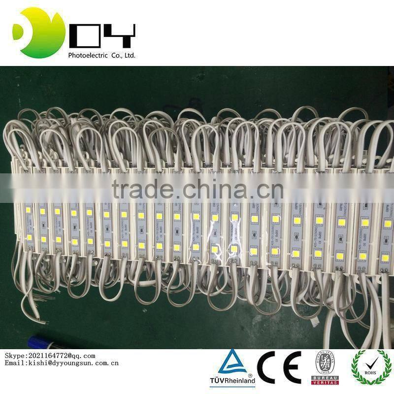 0.7W 3leds SMD 5730 Led Modules RGB Led Pixel Modules Waterproof 12V Backlights Channer Letter WW R G B Y