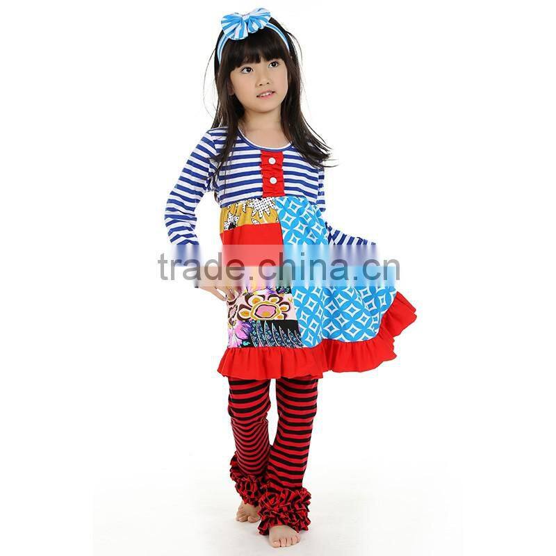 2016 persnickety remale girls boutique sets 2pcs kids boutique clothing kids clothes
