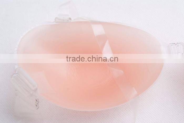 OEM Customized Cheap Women Nude Silicone Clear Strap Bra