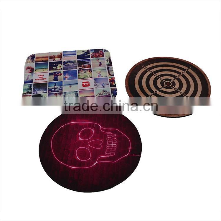Eco-friendly rubber mouse pad customized shape and printing mouse pad mat