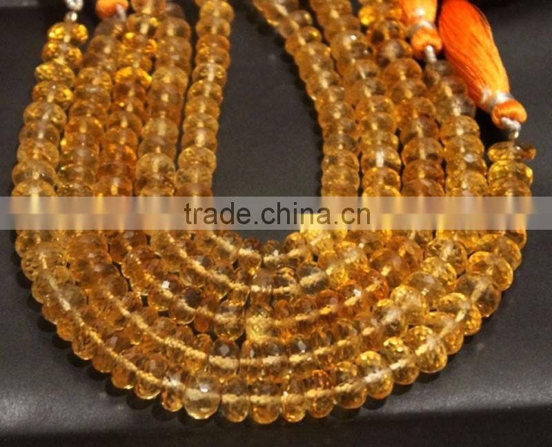 SEMI PRECIOUS NATURAL AMAZONITE 7MM-8MM FACETED LOOSE BEADS RONDELLE BEADS, AMAZONITE BEADS