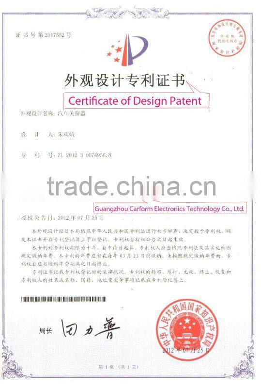 Auto CANBUS OBD window closer for CHEVROLET cruze with specification of 1 min installation