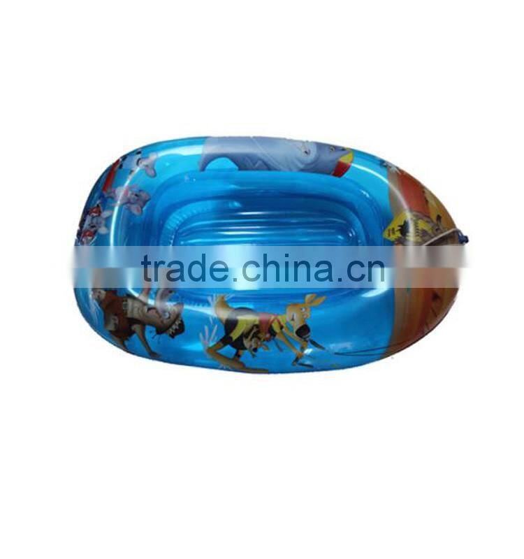 2016 Wholesale children plastic air inflatable boat hot sale inflatable boat