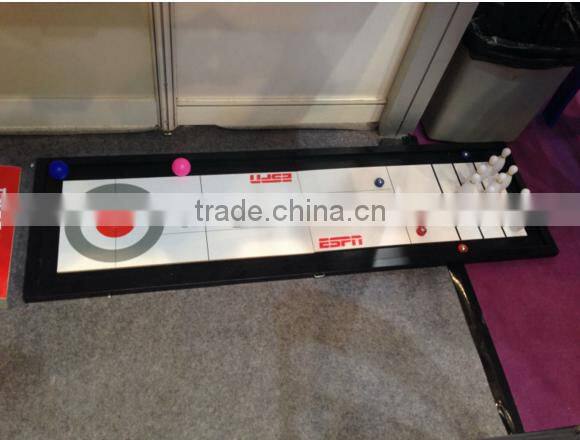 new design mini desktop wooden pinball game for kids