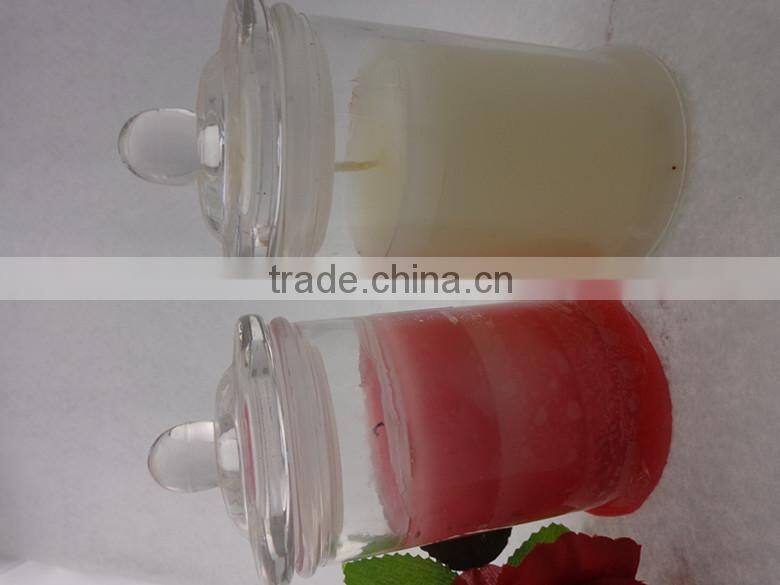glass jar candle soy wax candle