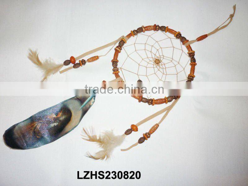 Framed Indian bear Dream Catcher Wall Decor LZHS230891