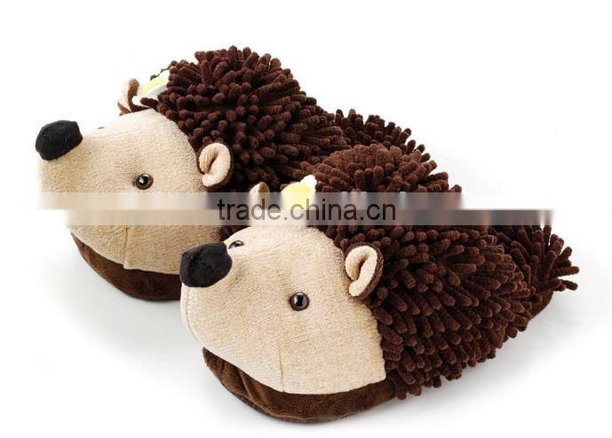 plush animal koala slippers plush animal duck slippers/cheap baby shoes/plush animal duck slipperss with animal head