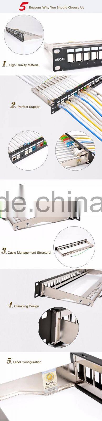 Top Quality 1U Network Rack Network Cable FTP 24 Ports Patch Panel Offer