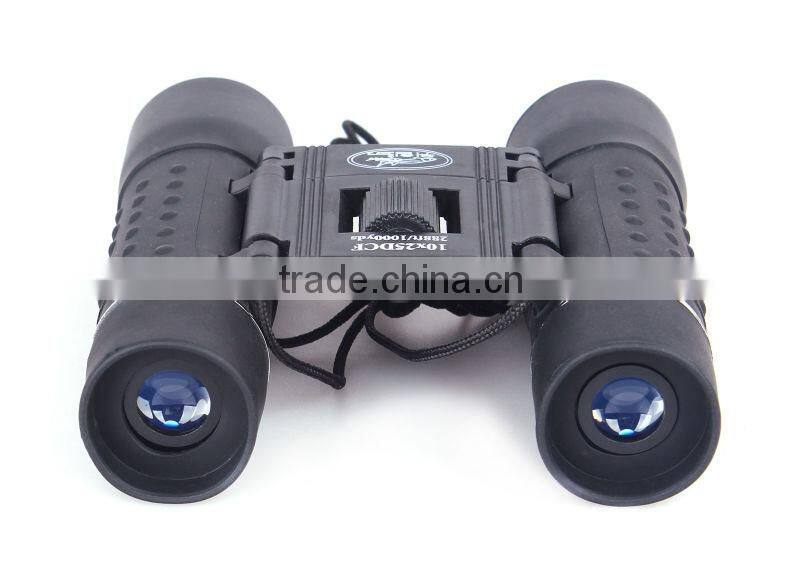 compact binoculars rubber covered 10x25