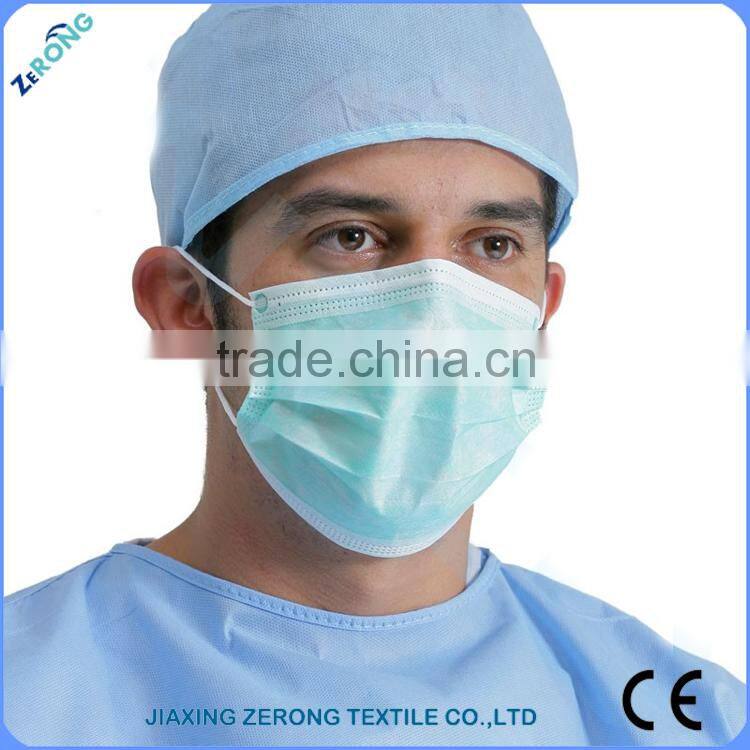 Sample free blue disposable pp isolation gown