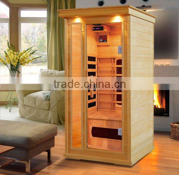 Popular Use 1person Infrared Sauna, CE RoHS ETL approved 1person Infrared Sauna