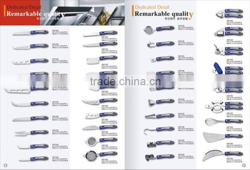 Hotchi top quality 3pcs knife knifes with acrylic holder