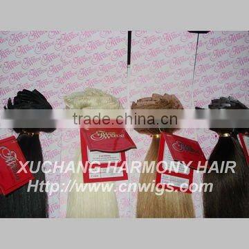 QUALITY REMY 8 pieces full set clip in hair extensions