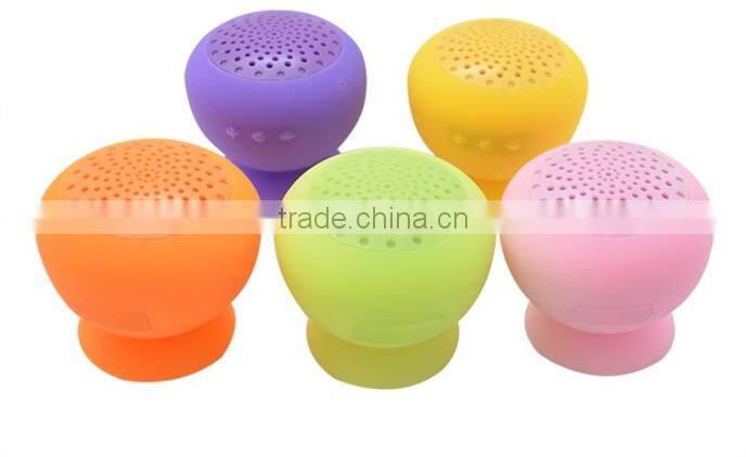 2015 China Latest Bath Suck Waterproof Shower Bluetooth Mini Speaker