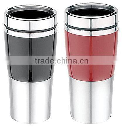 2014 new design stainless travel mug, vacuum travel tumbler, vacuum thermos pass SGS FDA