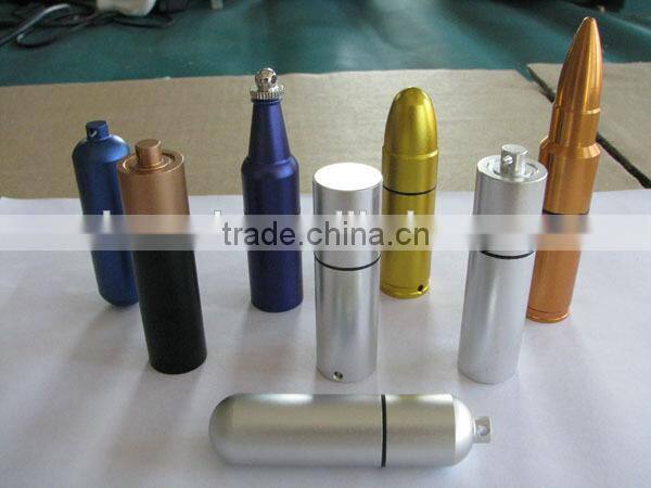 BSCI factory OEM bullet shape metal key usb flash memory stick