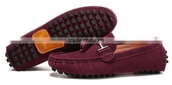 China factory OEM slip on leather loafers shoes