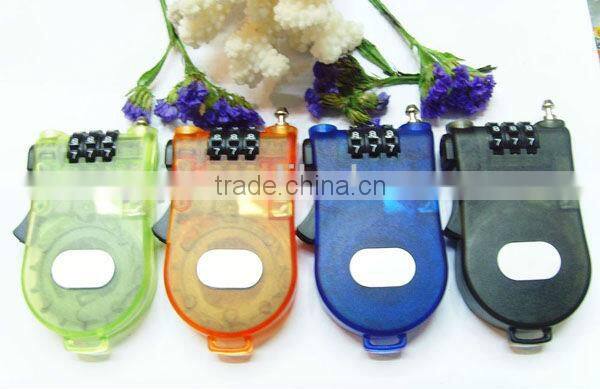 Original design ABS security Wire Combination Padlock of more colors