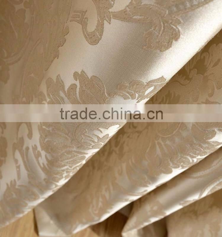 China supplier wholesale luxury jacquard blackout curtain