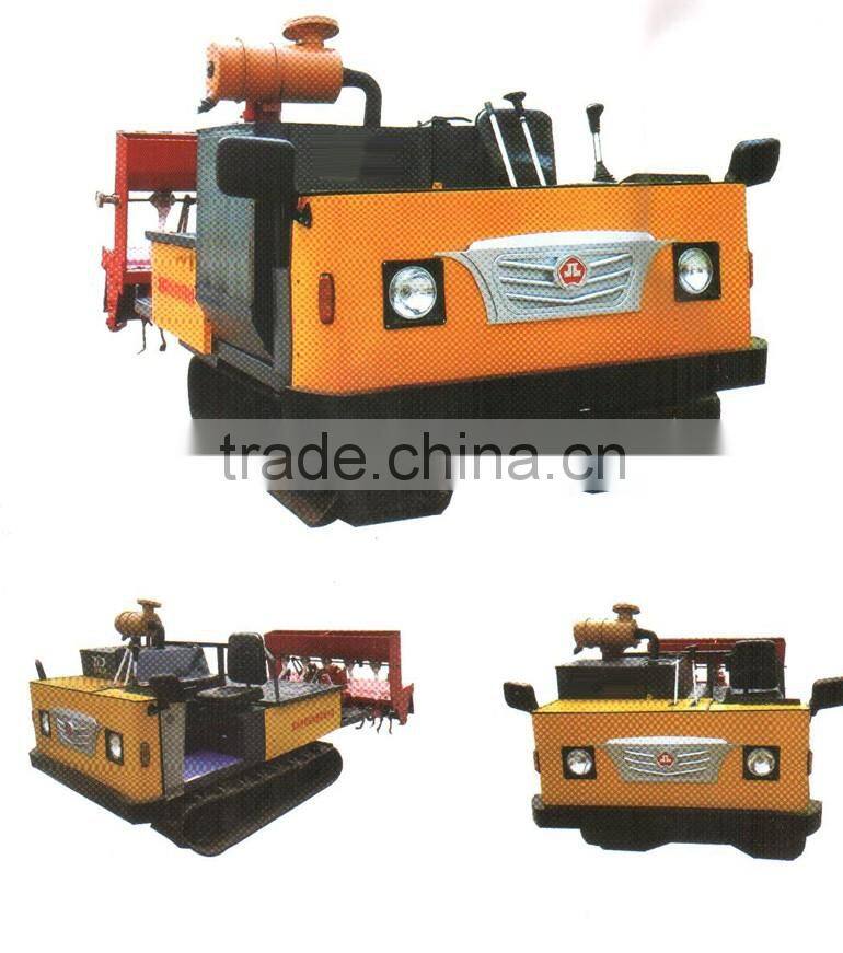 track type rotary plough new type track roatry plough for sale