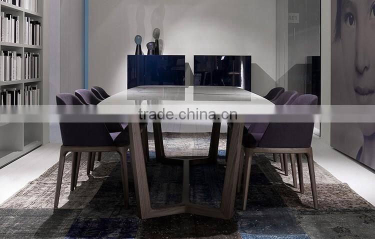 HANM hot sale dinning room table,Modern Designs marble top dining table