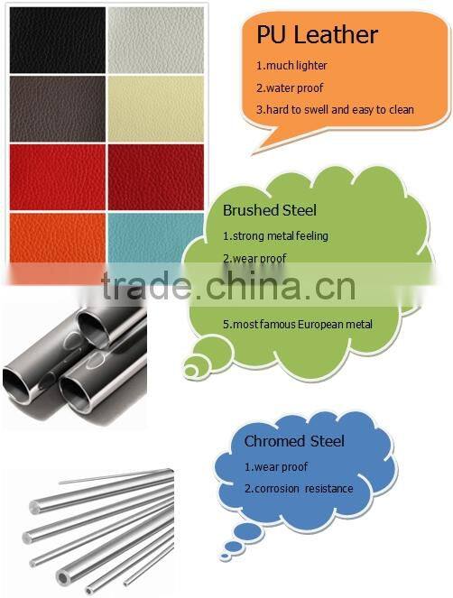 Restaurant Stainless steel banquet chairs comfortable