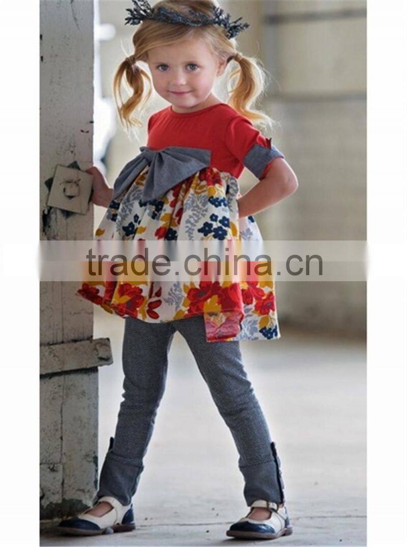 china cheap wholesale baby girl triple ruffle rugby clothes