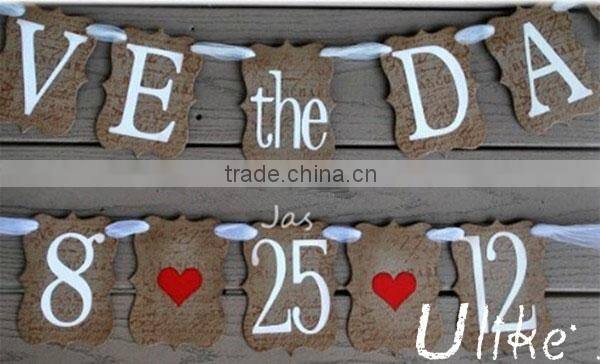 welcomed memorable party paper party jointed banner hanging paper banner china home decor wholesale