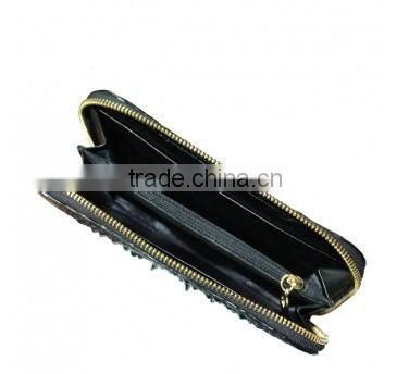 Crocodile leather wallet for women SWCRW-025