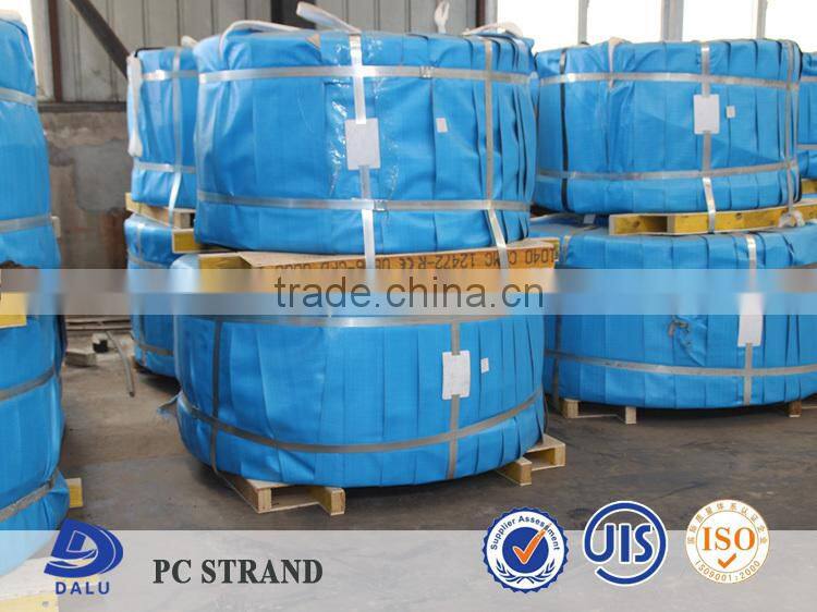 1*7 Wire Prestressed Concrete Unbounded Steel Strand