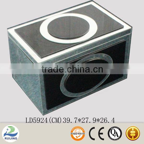 2015 Promotion Handmade Glass Jewelry Box Rectangular