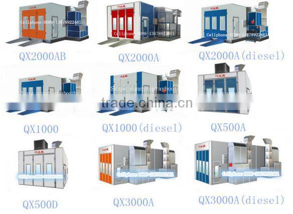 furniture spraying water curtain spray booth(QX3000 CE approvd)