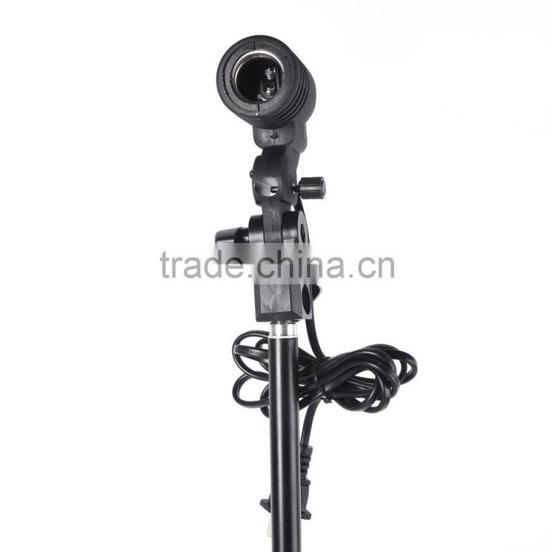 Studio Photography Single Head Photo Lighting Bulb Holder Flash Umbrella Bracket